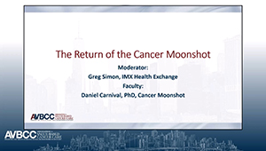 The Return of the Cancer Moonshot
